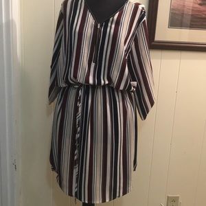 Beautiful vertical stripped Dress